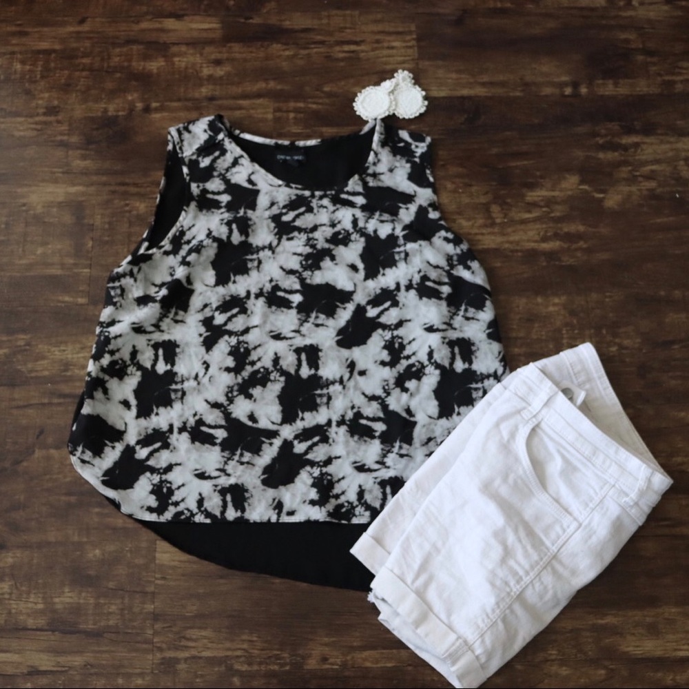 Cynthia Rowley Black/White Blouse